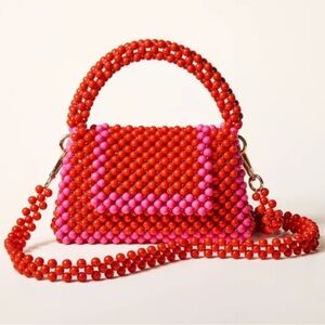 Colorblock Beaded Crossbody Bag - kate spade new york x Target Red/Pink 🥰🥰 NWT
